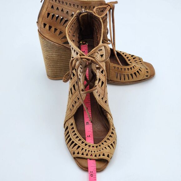 Jeffrey Campbell Rodillo-Hi Wedge Sandals Size 7.5 - Picture 8 of 9